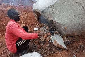 stone quarrying in Africa