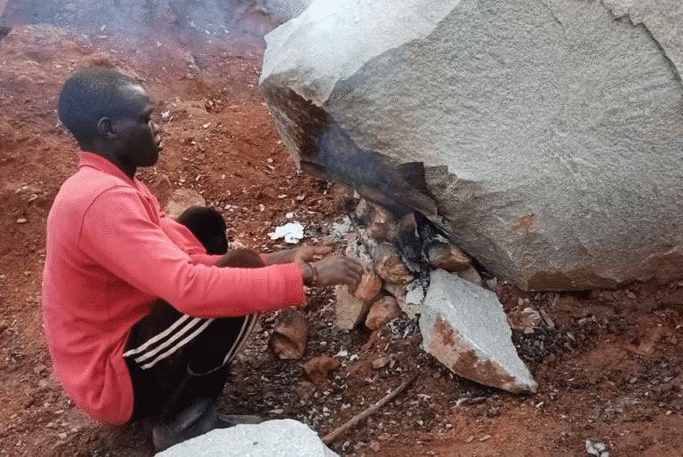 stone quarrying in Africa