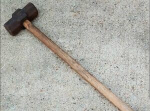 sledge used in stone quarrying